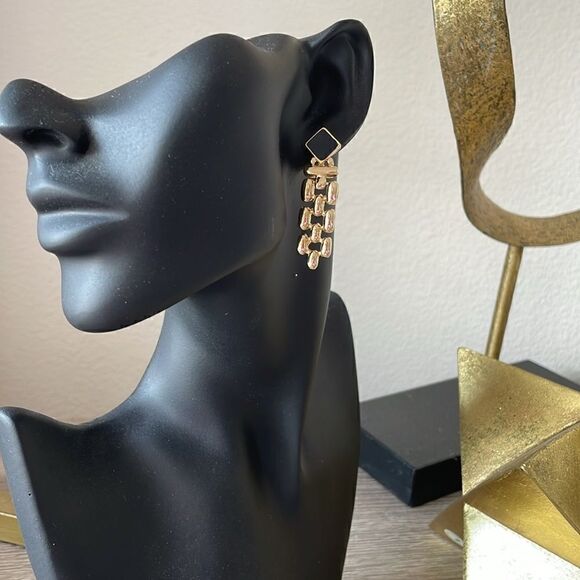 Vintage style drop earrings N153 - Picture 2 of 4